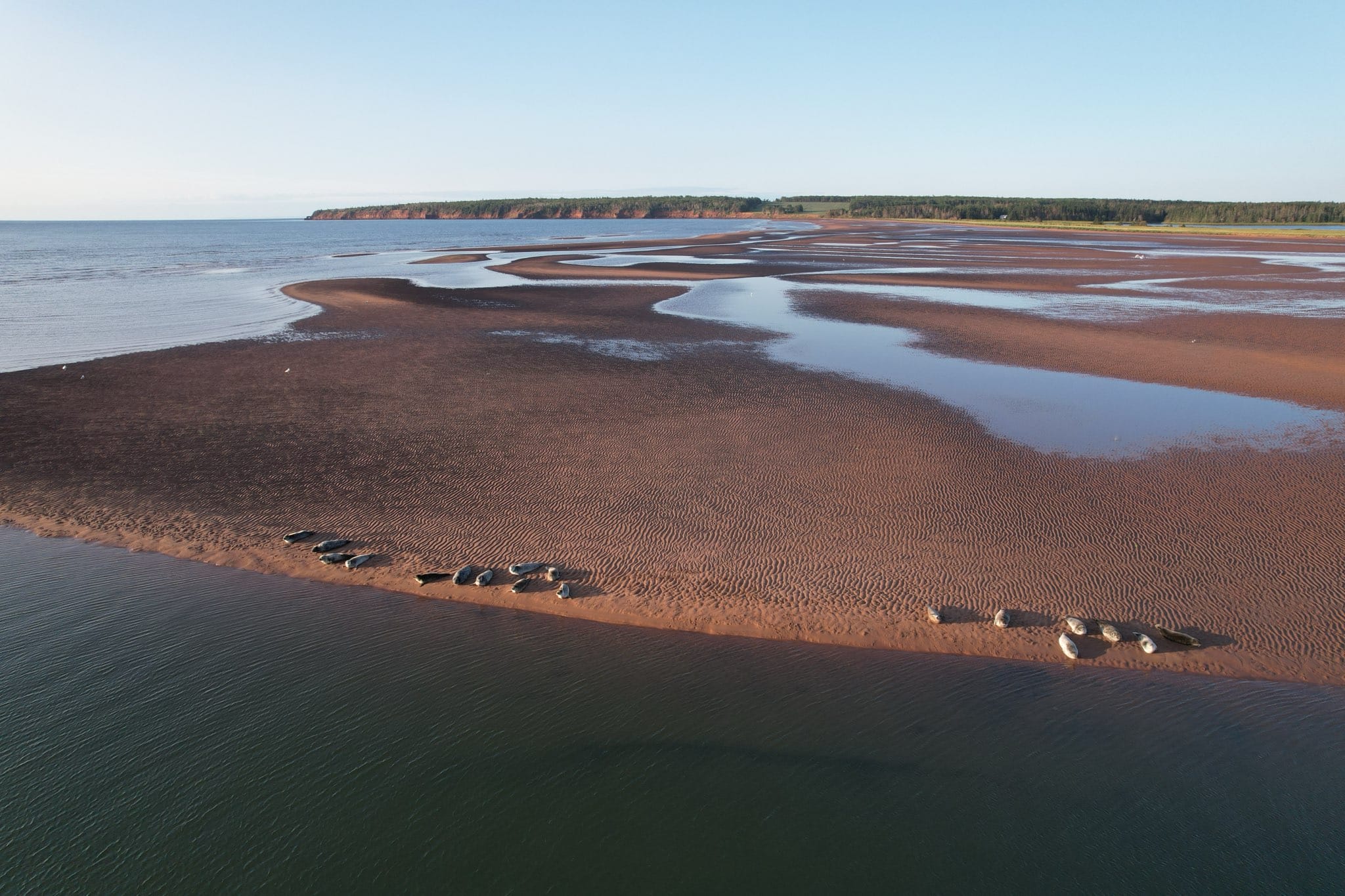 Howe Bay Beach House exterior — private oceanfront retreat with red sand beach and wide ocean views